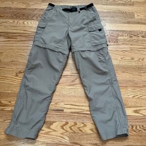 REI Convertible Nylon Outdoor Hiking Pants Women's Khaki Tan Size 8